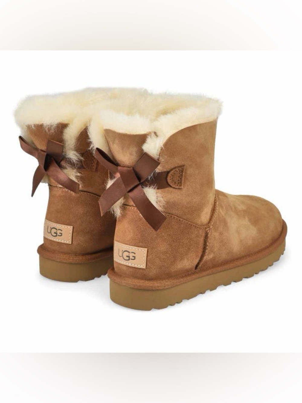 UGG MINI BAILEY BOW II Women in chestnut